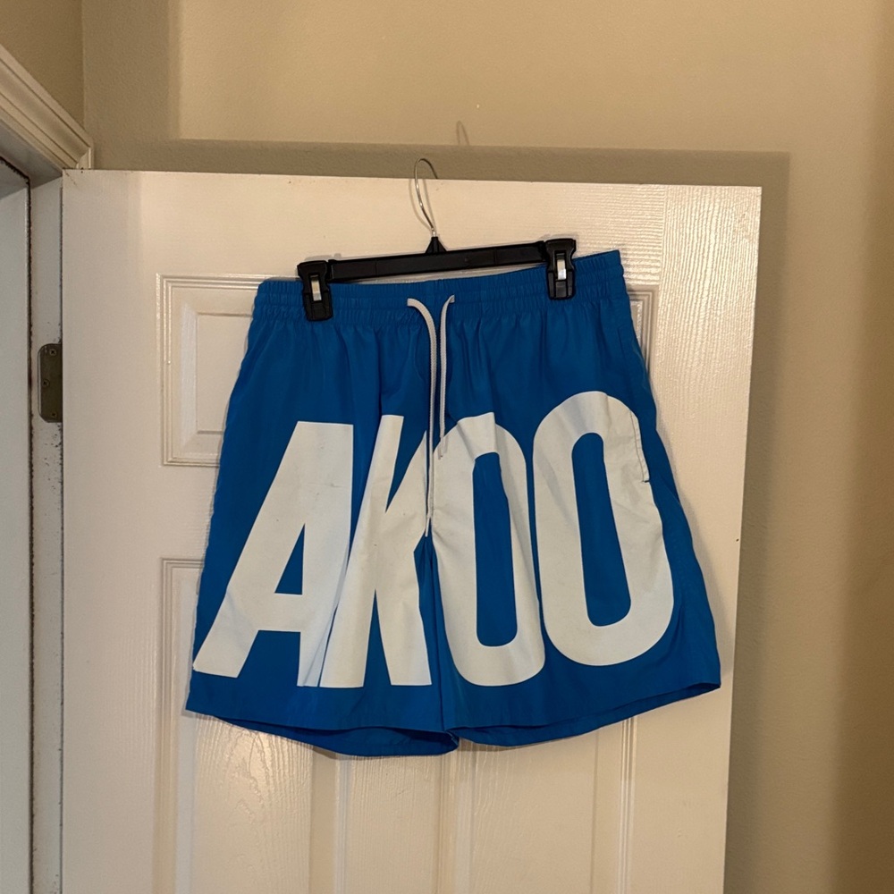 Akoo Vibrant Blue Logo Shorts